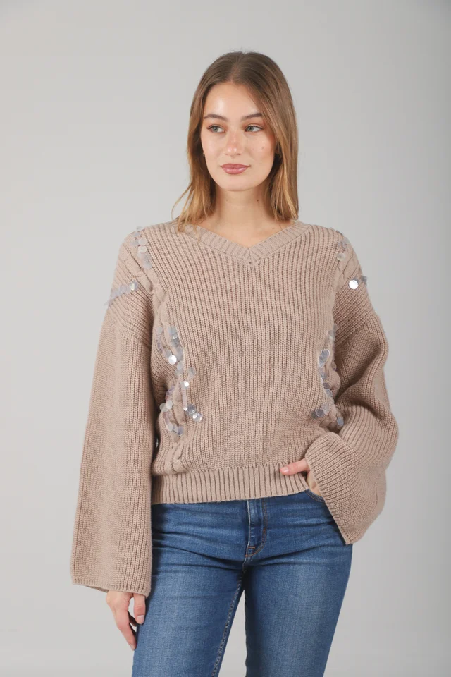 Sweater Nik Tejido c/ Lentejuelas GUL663