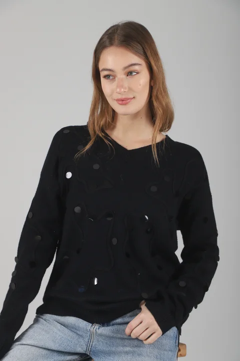 Sweater Pelican Bremer c/ Bordado y Aplique GUL678