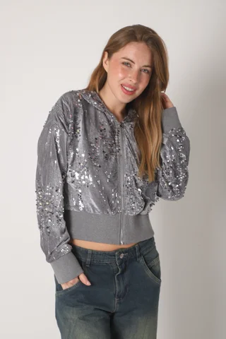 Camperita Lluvia Lentejuelas C/ Capucha GU70085 - Vista 4