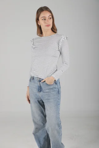 Remera Volados Modal Soft Rayada - Vista 4