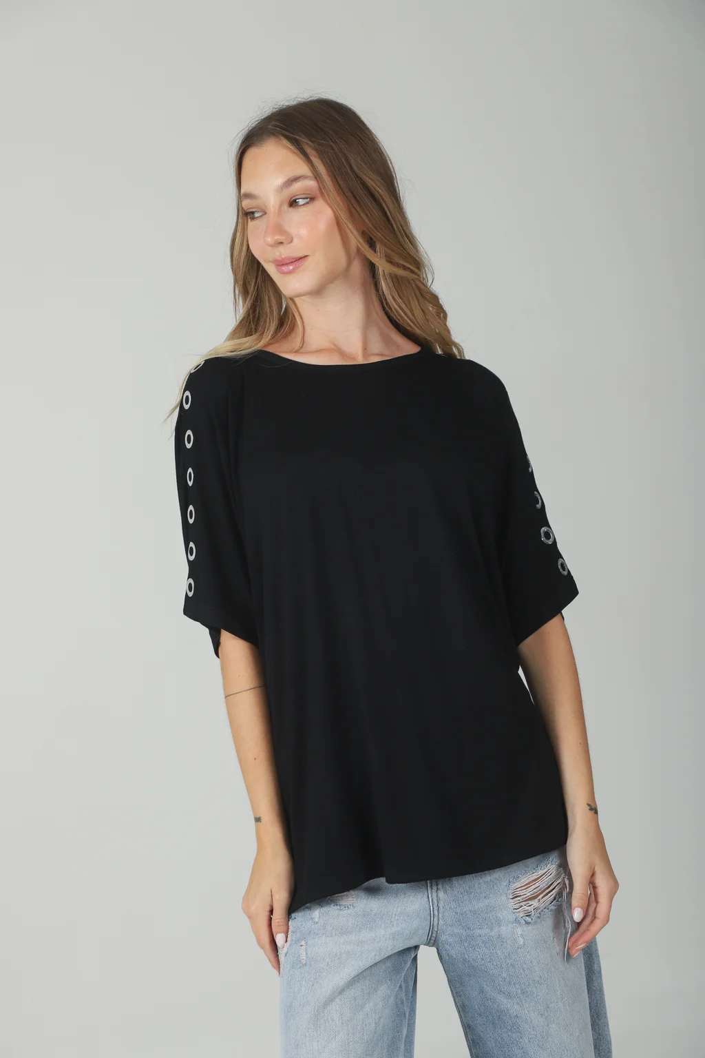 Remeron Bolt Creppe con Ojalillos