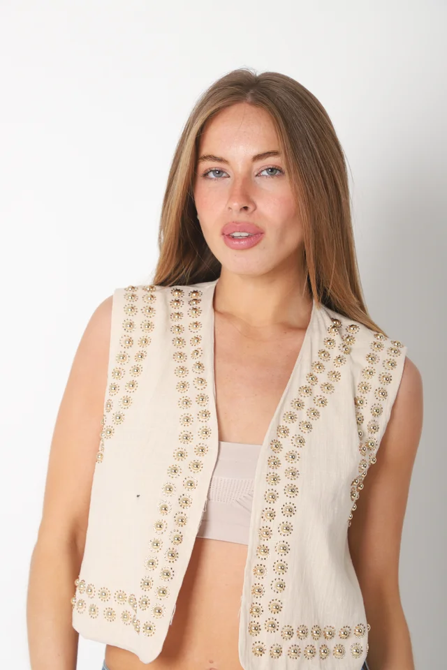 Chaleco VOYAGE C/ Tachas GUK70101