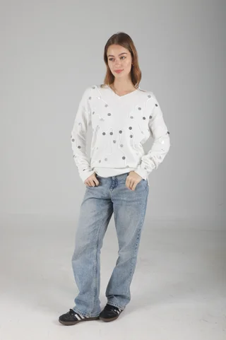 Sweater Pelican Bremer c/ Bordado y Aplique GUL678 - Vista 5