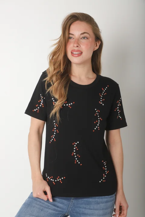 Remera KAITI C/ Piedras Colores GUK70071