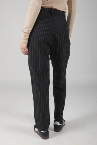 Pantalon Fancy Sastrero Rayado Pinzas - Vista 4