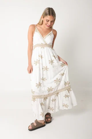 Vestido KIAF c/bordado GUK70140 - Vista 1