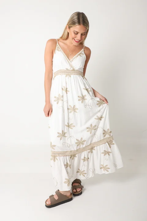 Vestido KIAF c/bordado GUK70140