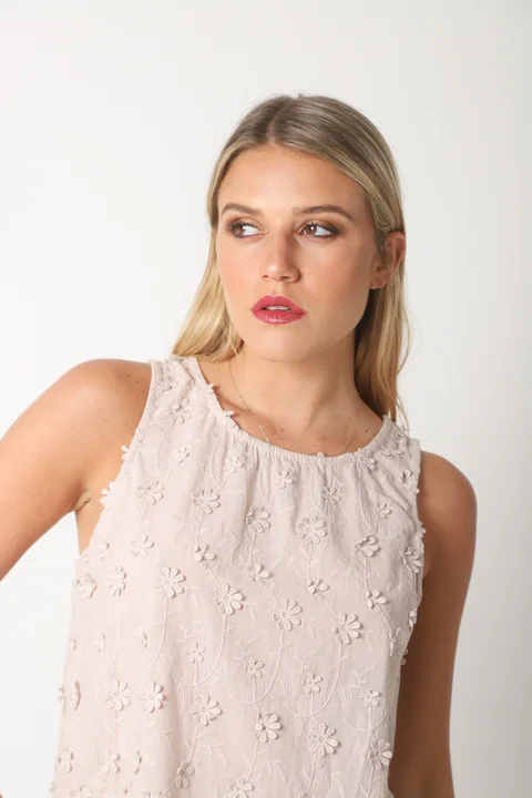 Musculosa CATTANIA  Bordada GU5157