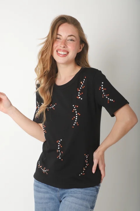 Remera KAITI C/ Piedras Colores GUK70071