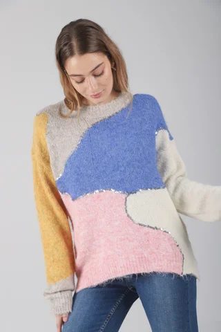 Sweater Avima Piel de Mono c/ Lentejuelas GU53694 - Vista 2