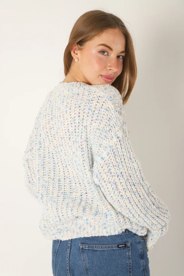 Sweater Beverly Tejido Grueso Trenzado GU17