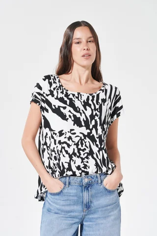 Remera Rivery Atigrada - Vista 1