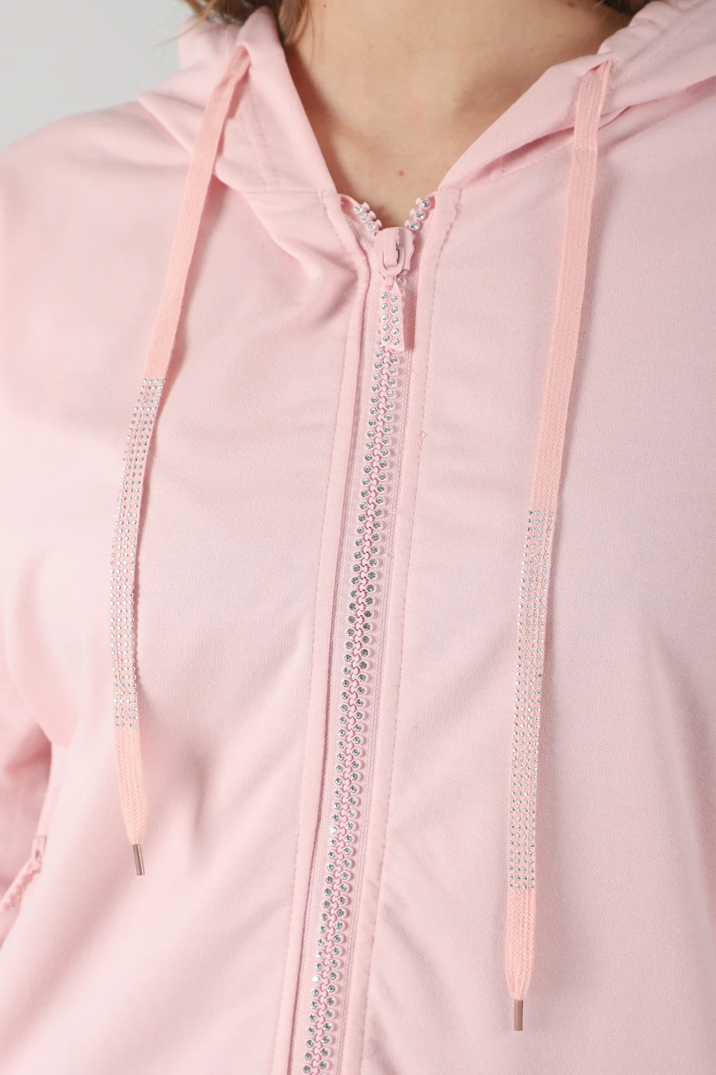 Campera  Siena White  Brillos  Cierres  GUK166