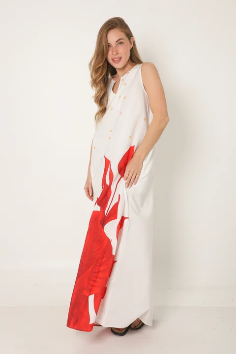 Vestido HOJAS DE AMOR GU258