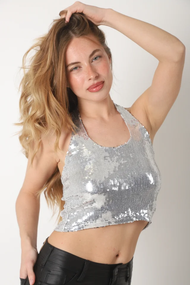 Top Kler Lentejuelas Elastizada GU5068