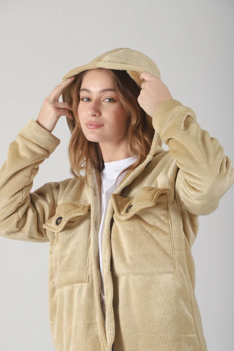 Saco GENEVA Corderoy Con Piel Adentro