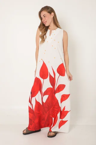 Vestido HOJAS DE AMOR GU258 - Vista 2