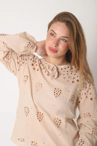 Blusa SINGARA BRODERIE GUK70092 - Vista 4