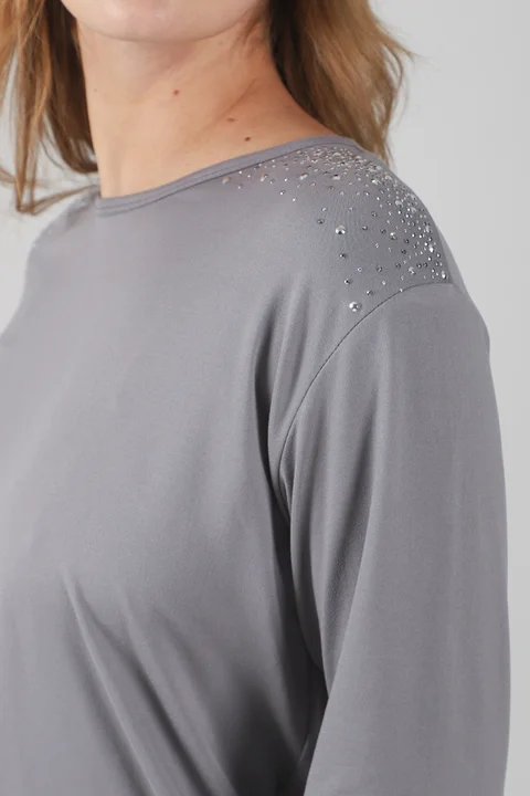 Remera Moon Modal Soft Strass