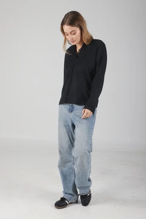 Remera Florentin c/ Capucha y Encaje GUK70067