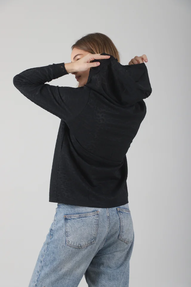 Remera Florentin c/ Capucha y Encaje GUK70067