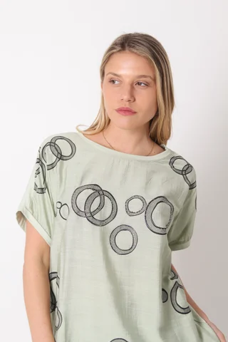 Camisola Circle Lino GUD999 - Vista 3