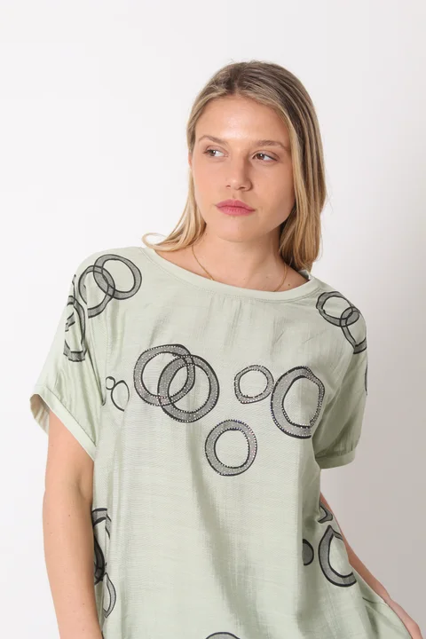 Camisola Circle Lino GUD999