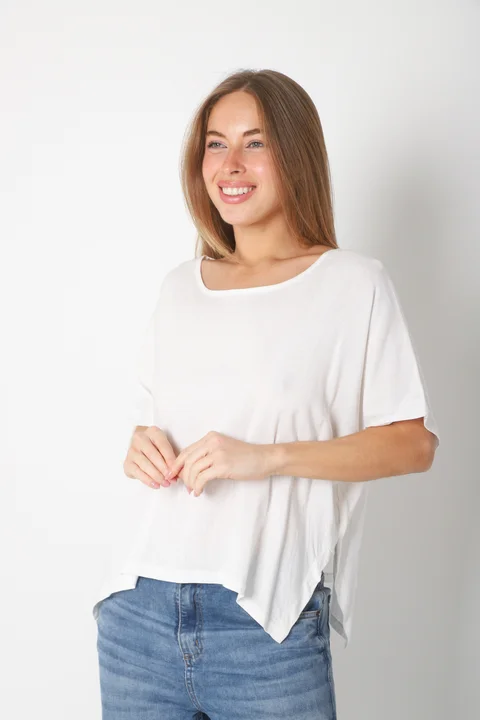 Blusa PEKIN Amplia de  Lino
