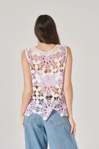 Musculosa  Grace  Crochet Colours  GU1465 - Vista 5