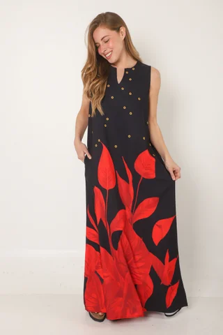 Vestido HOJAS DE AMOR GU258 - Vista 1