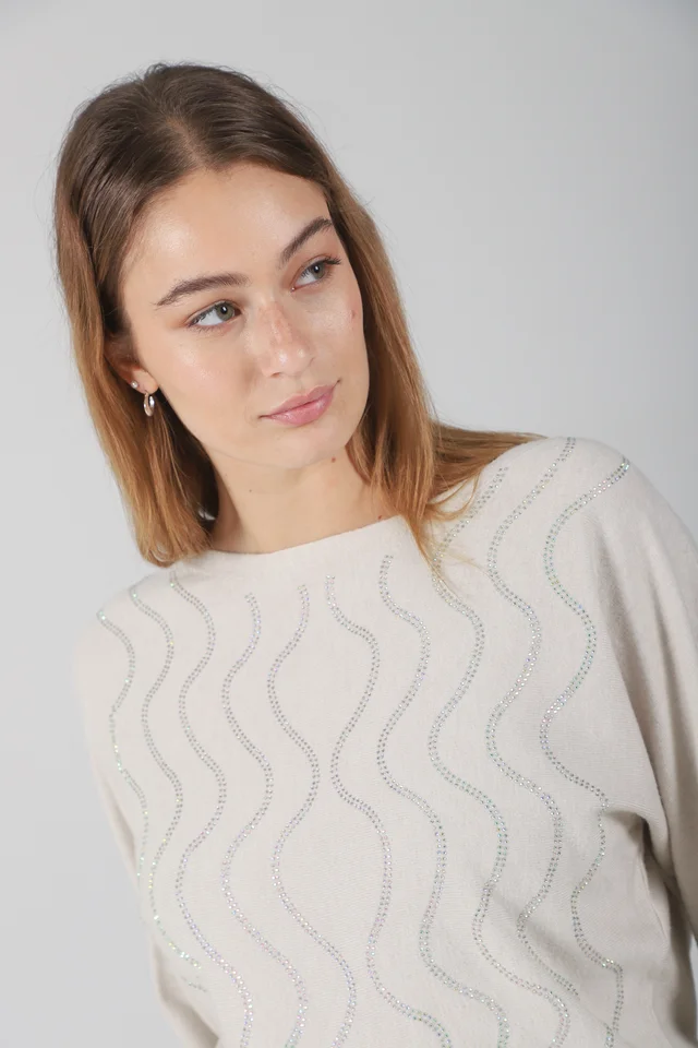 Sweater Vibes Bremer c/ Strass GU37120