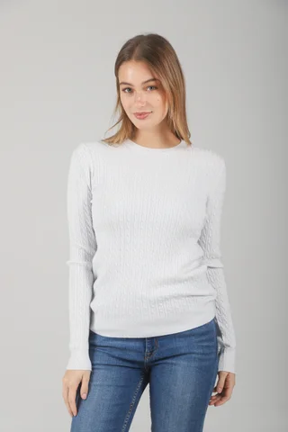 Sweater Kalu Trenzado Lurex GUL656 - Vista 4