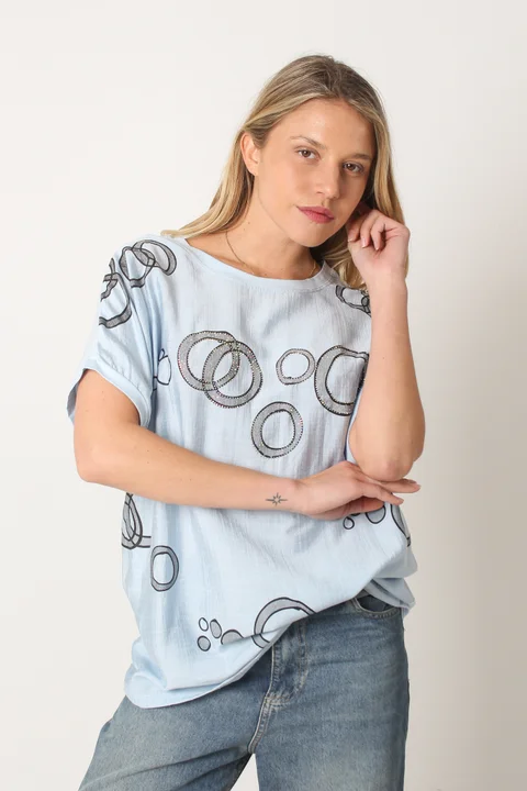 Camisola Circle Lino GUD999