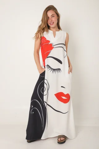 Vestido PESTAÑA GU239 - Vista 4