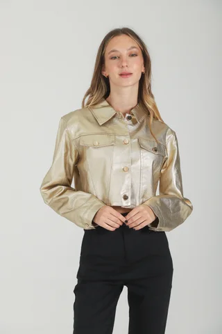 Chaqueta Visage Metalizada GUK4055 - Vista 5