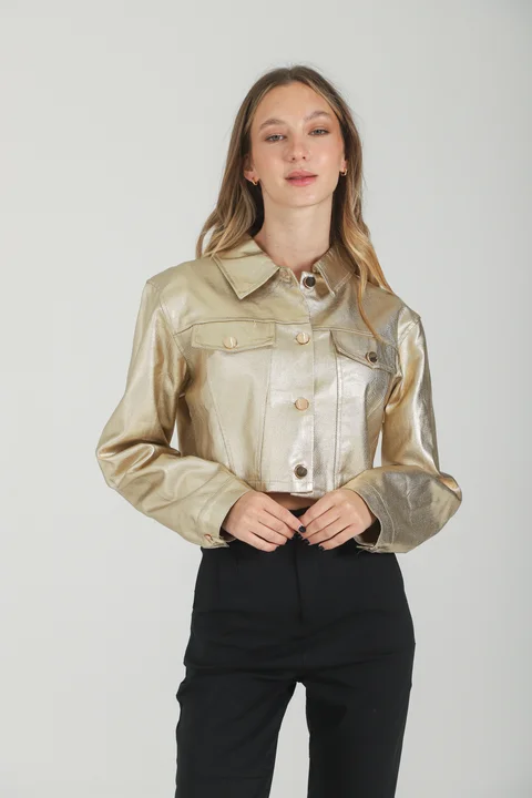 Chaqueta Visage Metalizada GUK4055