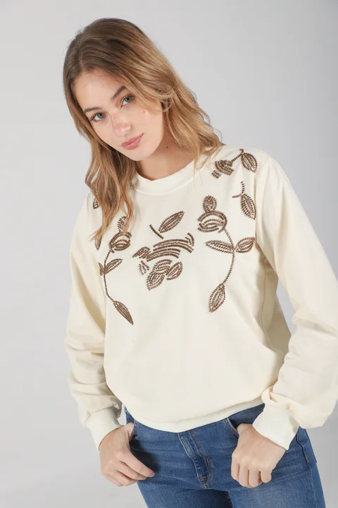 Buzo Maia Hojas Canutillos GU70060