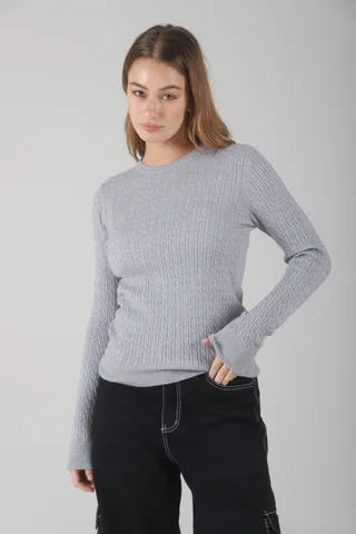 Sweater Kalu Trenzado Lurex GUL656 - Vista 6