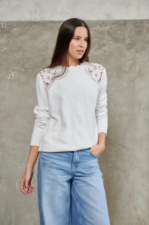 Sweater BELAGIO Bremer Broderie GU625