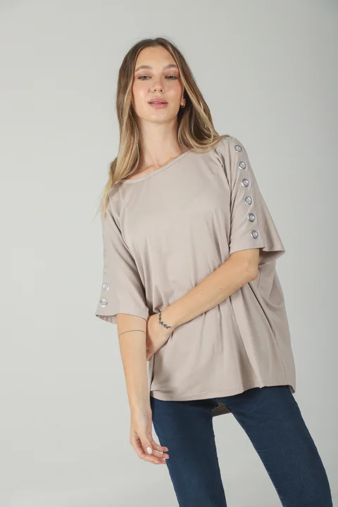 Remeron Bolt Creppe con Ojalillos