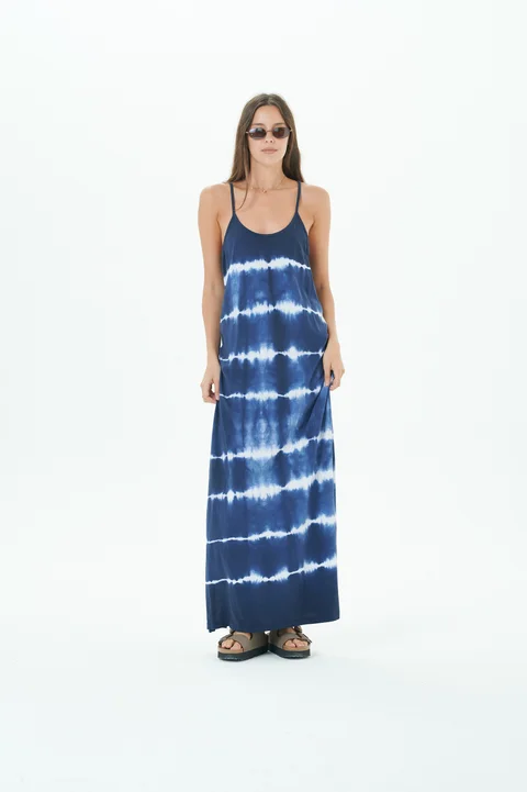 Vestido Batik Bretel Fino Classic Lined