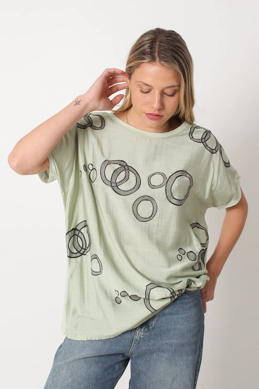 Camisola Circle Lino GUD999
