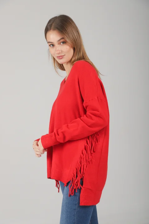 Sweater CHILL Amplio de Bremer c/ Flecos GUL680