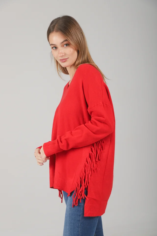 Sweater CHILL Amplio de Bremer c/ Flecos GUL680