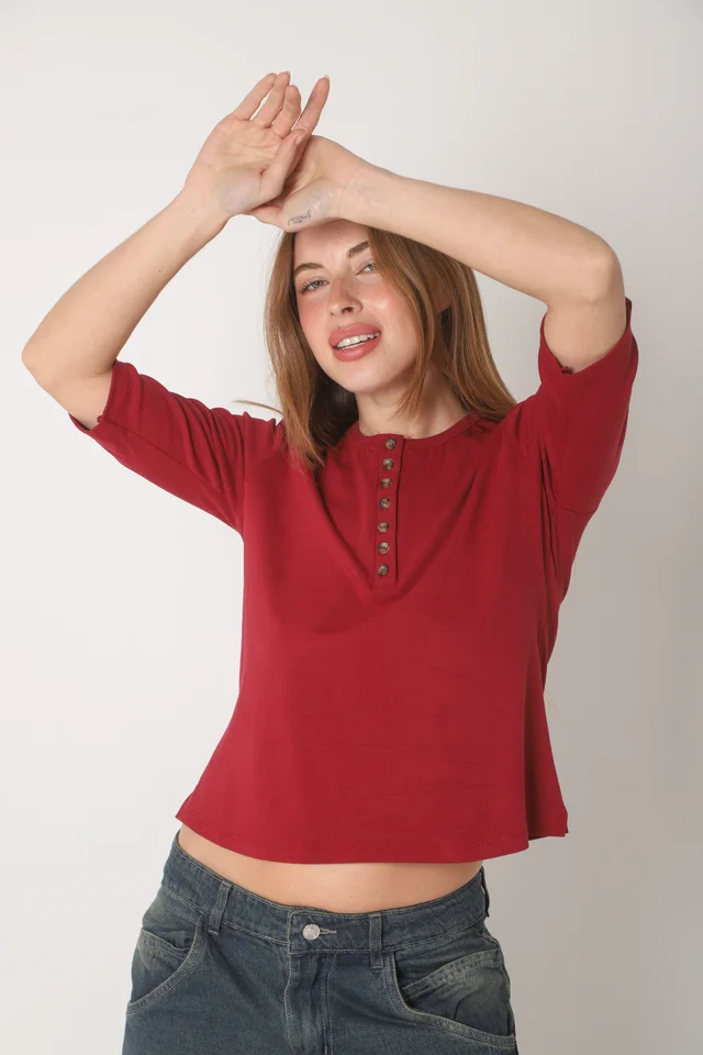 Remera AMANDA Abotonada