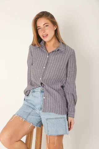 Camisa FARAH Lino Raya Finita - Vista 1