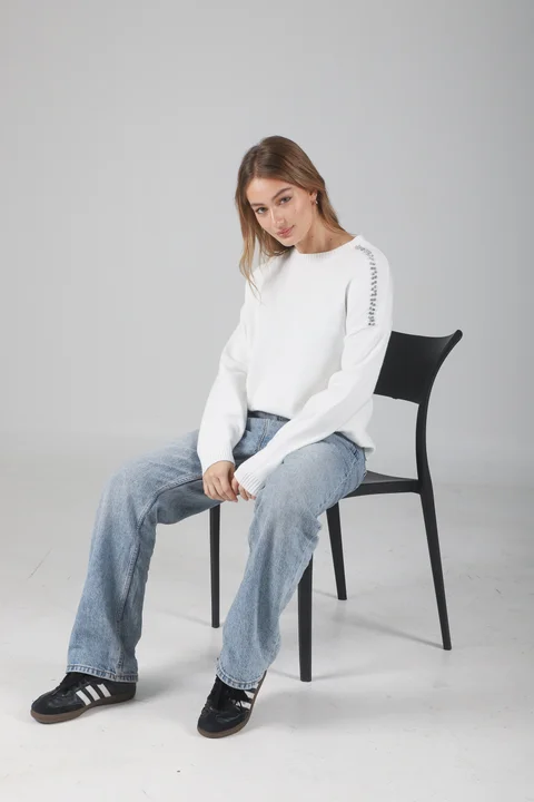 Sweater EIFFEL Tejido Grueso con Piedras GUL651