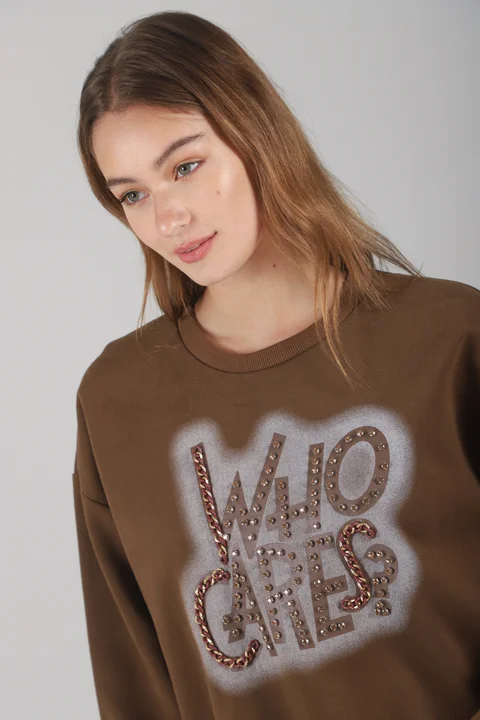 Buzo WHO CARES Gamuzado GUK70076