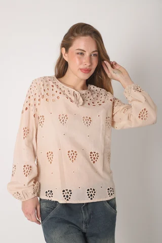 Blusa SINGARA BRODERIE GUK70092 - Vista 2