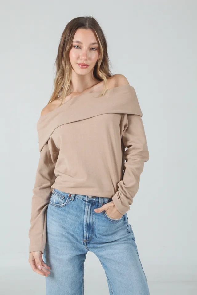 Buzo Lula Lanilla Morley  Hombro Descubierto